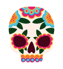 Fototapeta premium decorative skull design