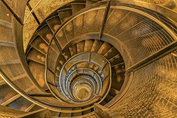 Wendeltreppe im Stadtturm von Innsbruck