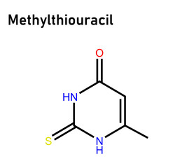 Methylthiouracil is an organosulfur compound that is used antithyroid preparation. It is a thioamide, closely related to propylthiouracil.