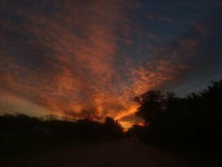 fire in the sky