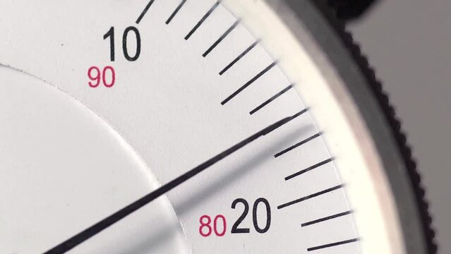 needle deflection on a dial indicator, Extreme CU, seamless loop
