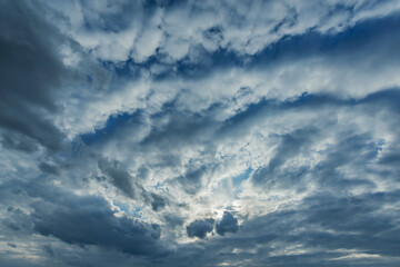 Amazing cloudscape on the sky at day time.