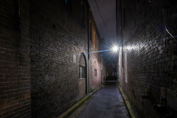 Spooky old alley