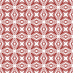Tiled watercolor pattern. Maroon symmetrical