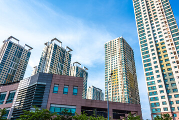 아산 지중해마을 주변 고층 아파트