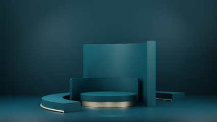 Abstract background minimal style for product branding. Mock up scene and empty space. 3d rendering