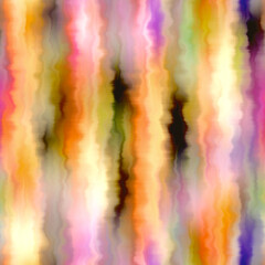 Bleed vertical stripe summer tie dye batik beach wear pattern. Seamless variegated gradient space dyed shibori effect. Washed out painterly trendy fashion print background.  © Nautical