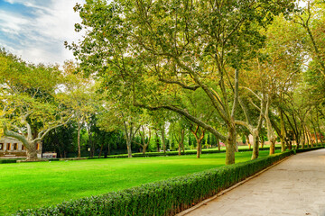 The outer courtyard of the Topkapi Palace in Istanbul, Turkey