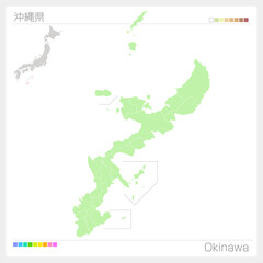 沖縄県・Okinawa Map