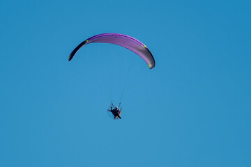 Powered Paraglider takes to the skies