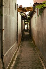 Narrow street in the town