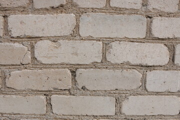 Grey brick wall texture background.