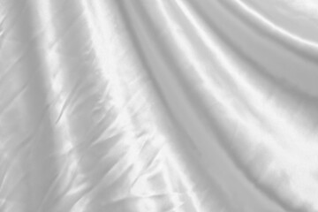 Obraz premium Shiny linen surface. Fabric background. Softness of the fabric.