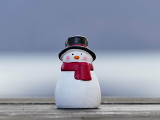 snowman with a hat