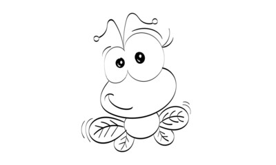 Children Book Cover Illustration For Print. Use as poster, card, flyer or T Shirt