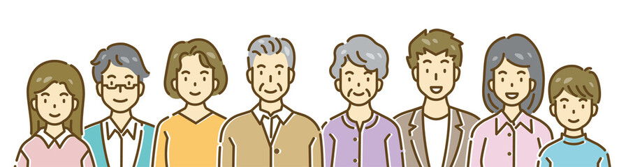 人物イラスト　シリーズ