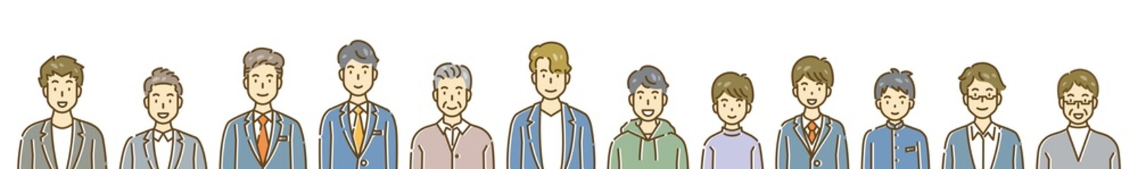 人物イラスト　シリーズ