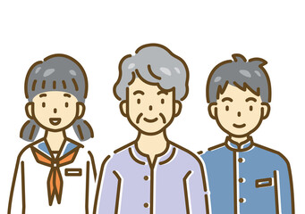 人物イラスト　シリーズ