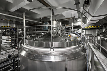 Cistern of stainless steel for fermented milk products