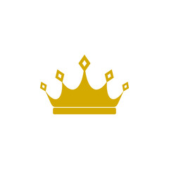 Crown icon isolated on white background