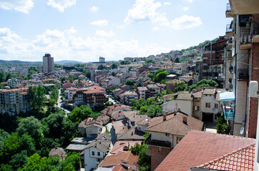 View of Veliko Tarnovo, a city in north central Bulgaria