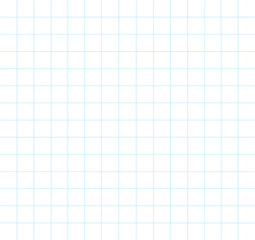 Notebook paper texture, clean squared blank sheet vector illustration