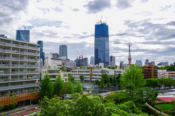 Fototapeta premium 東京六本木6丁目から東京を見渡す