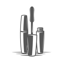 Obraz premium Makeup eyebrow isolated on white background. Cosmetic concept. Vector illustration