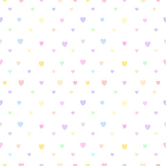 Seamless background with hearts.