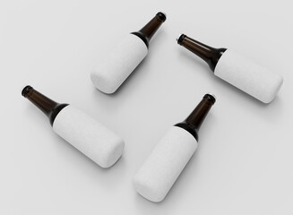 Beer Bottle Koozie Set