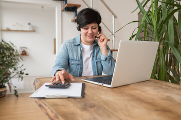 professional person working on laptop
