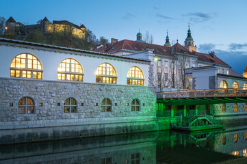 Ljubljana at Dusk, Slovenia