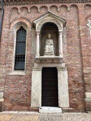 Part of old building in Venice, Italy