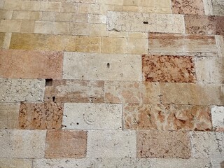 Old wall in Verona, Italy