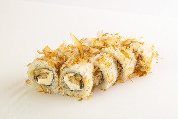 Japanese tradtional roll with eel