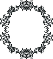 beauty flower ornate design