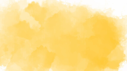 Obraz premium Yellow watercolor background for textures backgrounds and web banners design