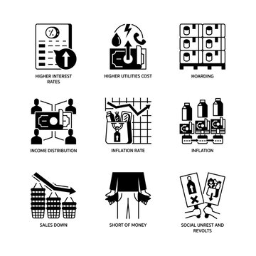 Inflation Icon Set