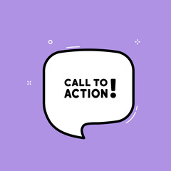 Speech bubble with call to action arrival text. Boom retro comic style. Pop art style. Vector line icon for Business and Advertising