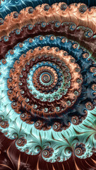 Digitally generated 3D background