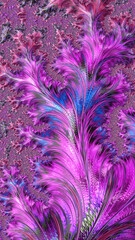 Digitally generated 3D background