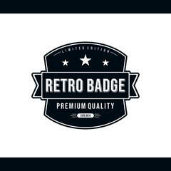 Professional Retro Badge Logo Design