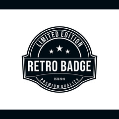 Professional Retro Badge Logo Design