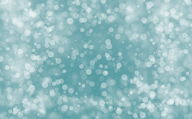 Abstract glitter defocus background on blue-green.
