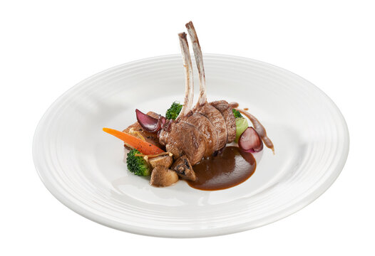 Roast leg of lamb
