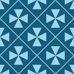 monochrome geometric floral fabric pattern
