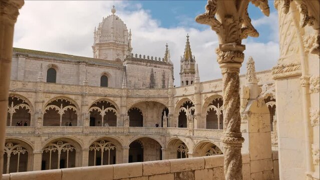 Hieronymites Monastery, Mosteiro dos Jeronimos, in Lisbon, Portugal