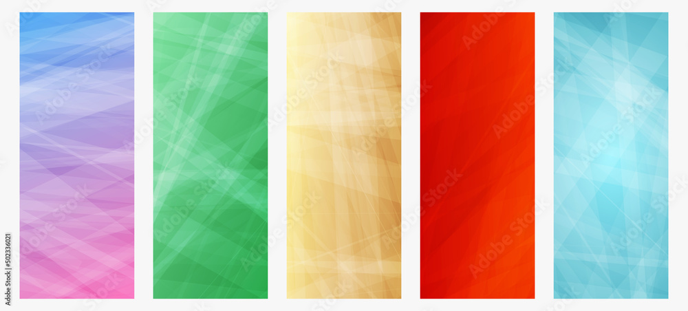 Poster modern colorful gradient background with lines