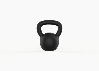 Naklejka na ściany i meble kettlebell for bodybuilding. 3d illustration