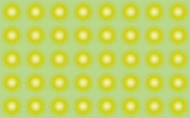 yellow and green abstract vector gradient background with circles